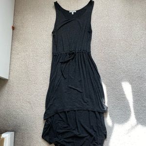Grey High-Low Dress